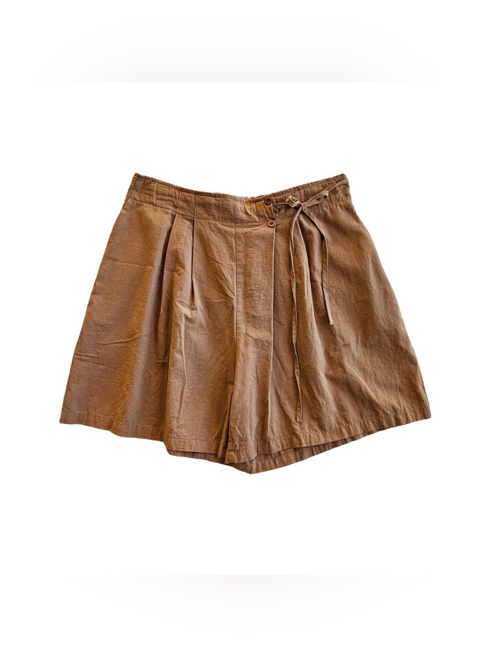 Women’s Brown Skort with Tie Waist